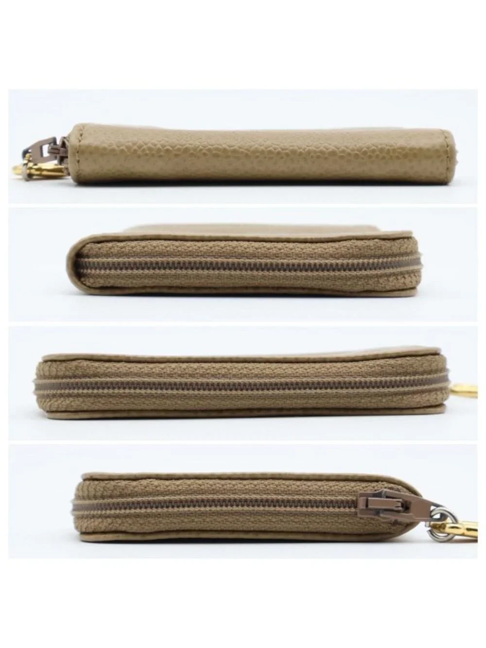 Chanel CC Logo Coin Case Beige Purse